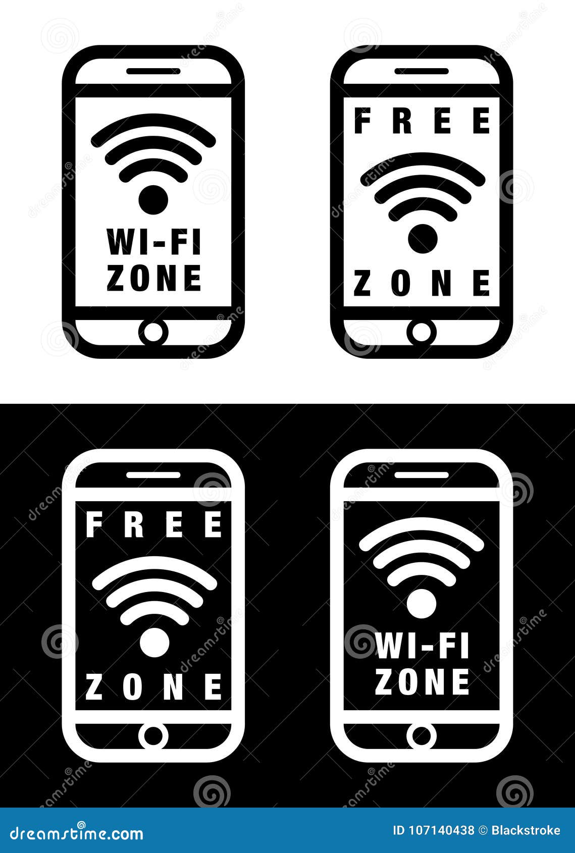 free wifi icon  Ã¢â¬â stock 